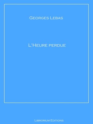 cover image of L'Heure perdue